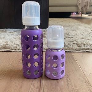 Cute purple bottles. Glass. Never been used